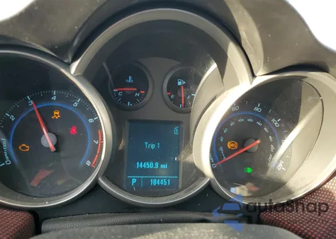 2011 Chevrolet Cruze Lt from USA, damaged, VIN 1G1PE5S97B7306124